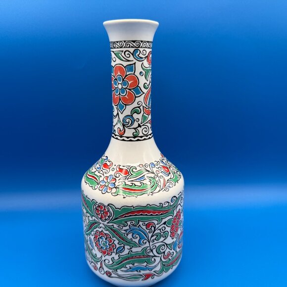 Vintage Metaxa Liquor Decanter Hand-Painted, Porcelain, Made in Greece, Used, wi - Picture 7 of 7